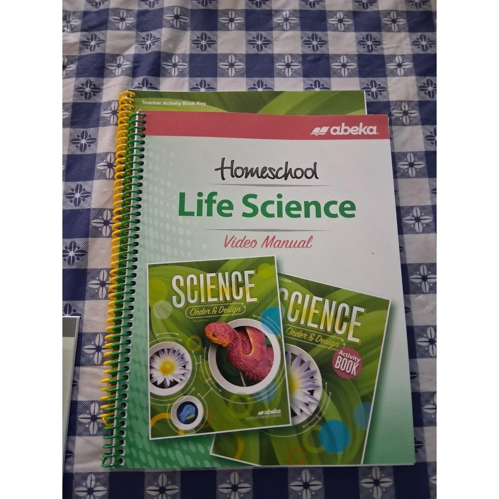 NEW Abeka Grade 7 Science Order Design Student Text Workbook Teacher Keys 2nd Ed